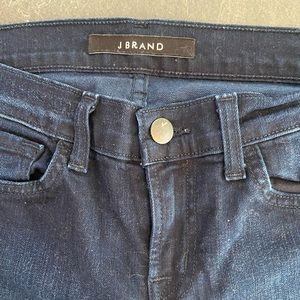 J Brand Leather KLASH knee patch denim, sz 26